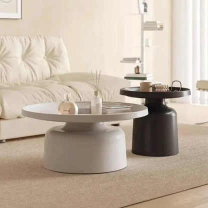 table basse ronde design metal