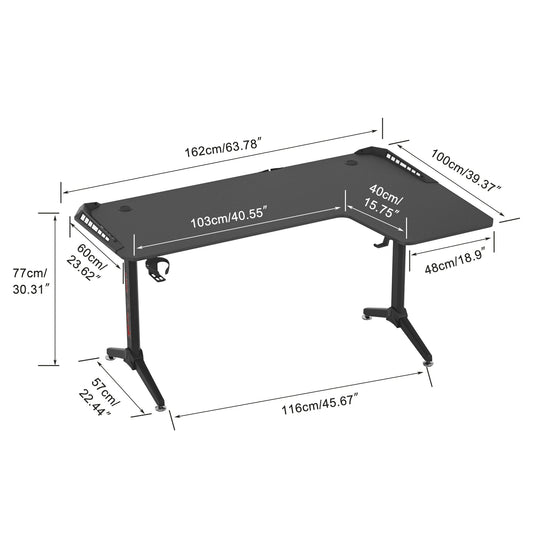 Bureau assis debout gaming