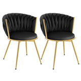 Chaise espace accueil design luxe | SET 2 PIÈCES