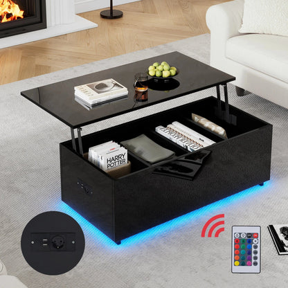 Table basse bois deux plateaux