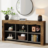 Meubles de rangement bureau bois ébène