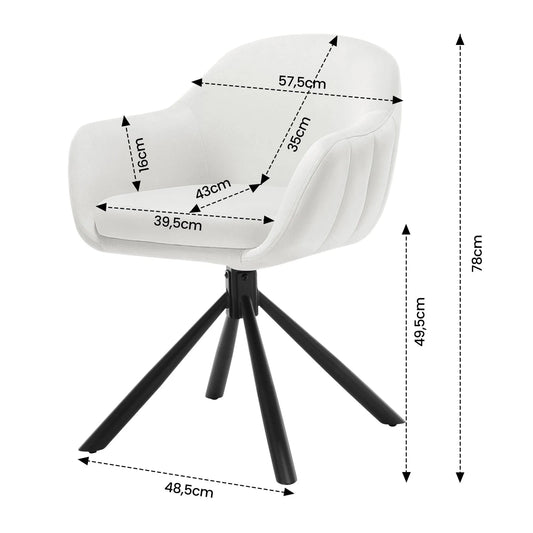 Chaise de bureau espace accueil | SET 2 PIÈCES