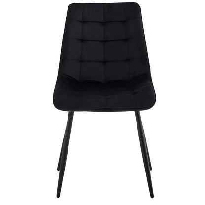 Chaise de réunion en velours | SET DE 4 PIÈCES