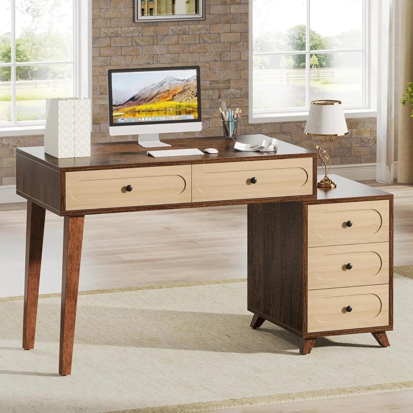 Petit bureau design scandinave
