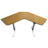 Bureau d'angle assis debout electrique