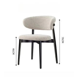 Chaise en bois massif design nordique