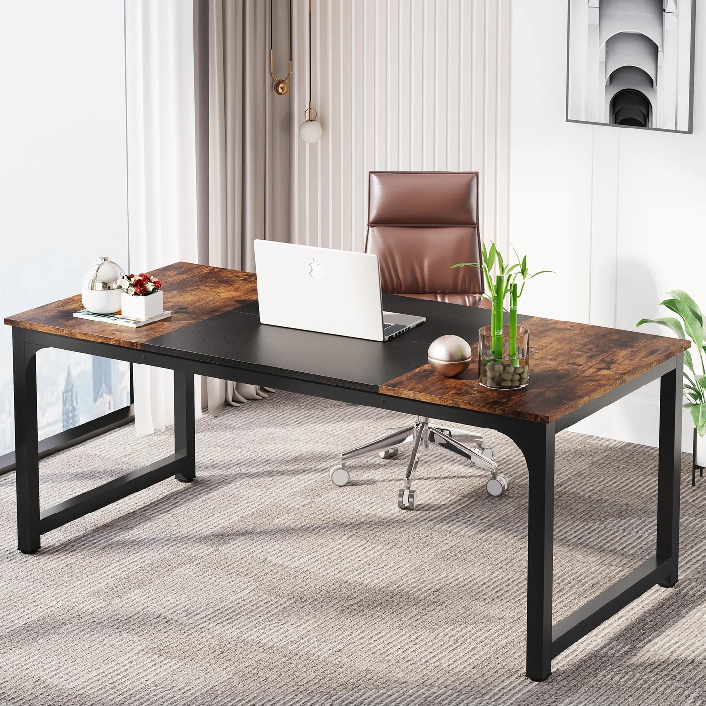 Bureau bois 160 cm