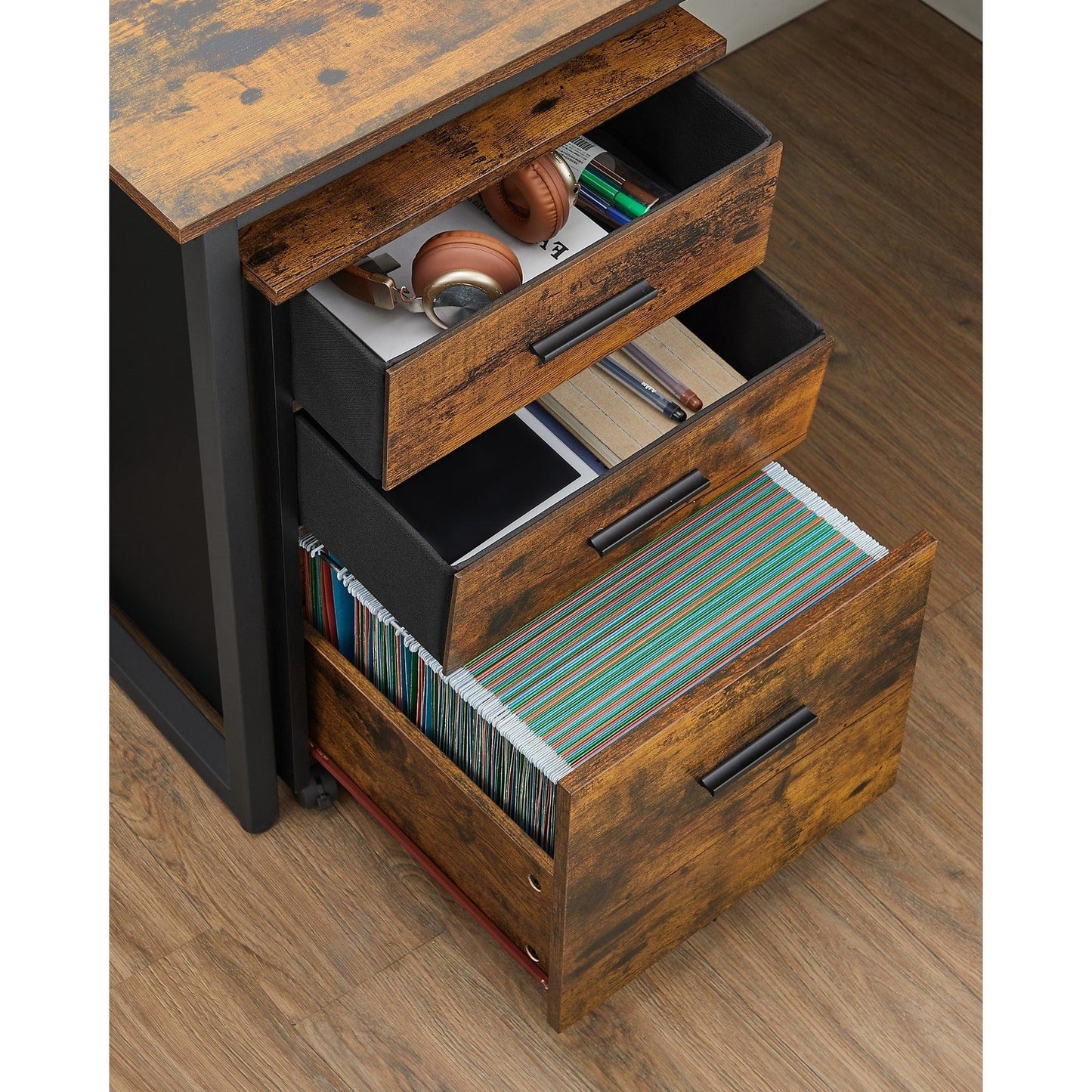 Caisson de bureau en bois