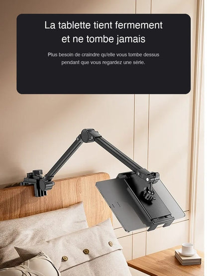 Tablette fixée tête de lit qui ne tombe jamais pour regarder une série