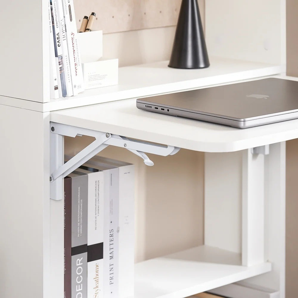 Verrou de sécurité sous le plateau du bureau escamotable