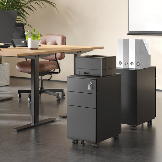 Caisson de bureau noir