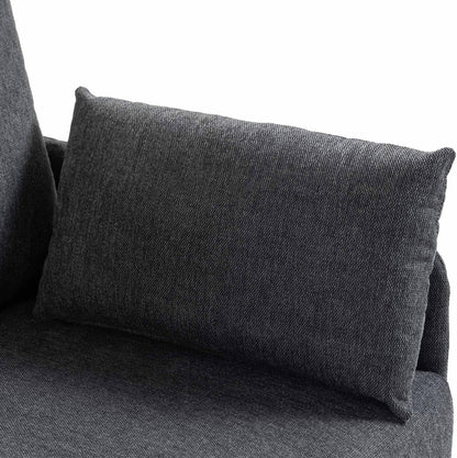 Coussin de dos en tissu du canapé