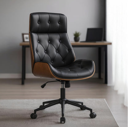 Chaise de bureau capitonnée en situation