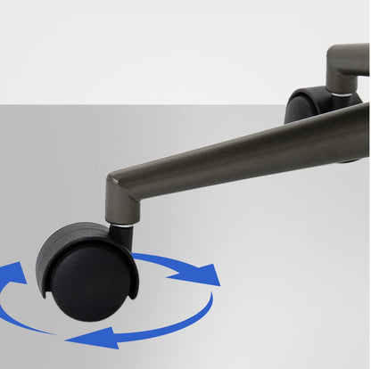 Roulette pivotante du piètement étoile
