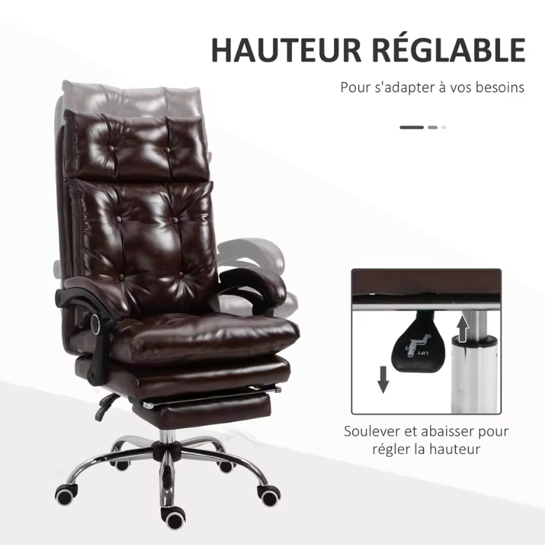 Une assise réglable en hauteur
