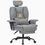 Chaise gamer confort inclinable 155° avec repose-pieds