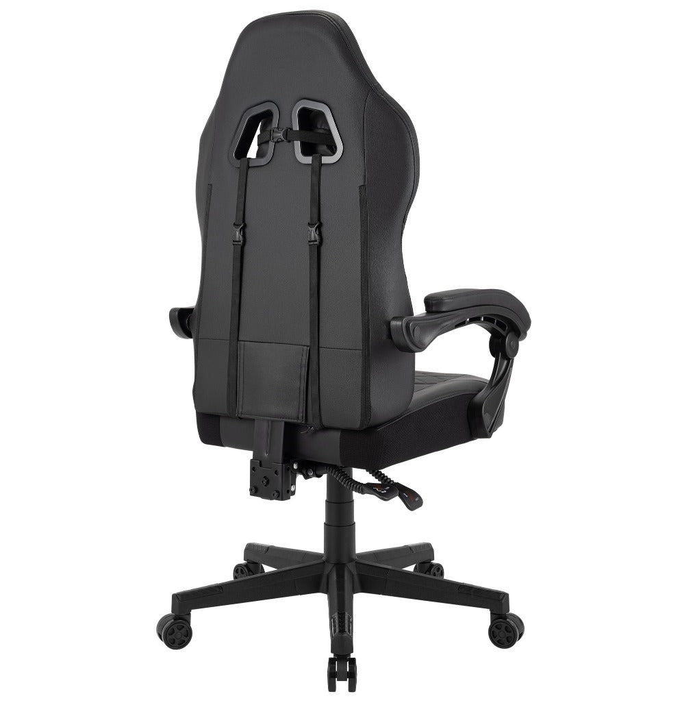 Chaise gaming vue de dos