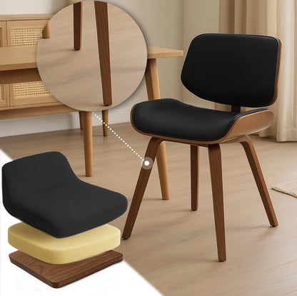 Assise garnie de mousse sur coque en bois courbé