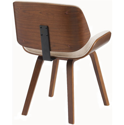 Dos de la chaise scandinave crème