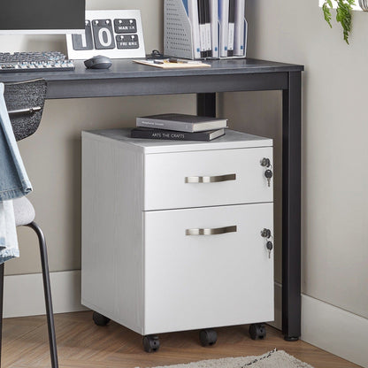 Caisson bureau avec serrure