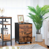 Caisson bureau style industriel