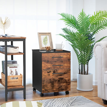 Caisson bureau style industriel