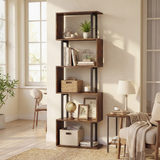 Étagère de bureau en bois couleur ébène